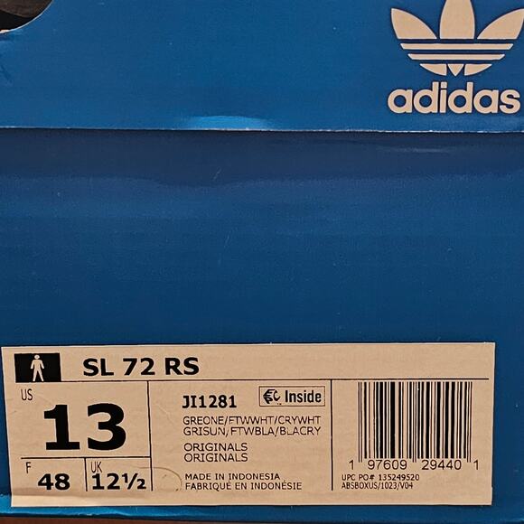 adidas SL 72 Retro Sneakers RS Originals Edition Grey Classics Trainers Men 13 main image 6